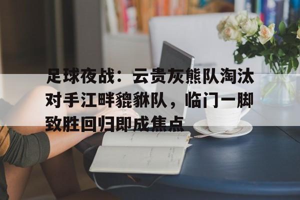 爱游戏热门游戏足球夜战：云贵灰熊队淘汰对手江畔貔貅队，临门一脚致胜回归即成焦点(篮球鬼才穿越凭三分球重新回归)